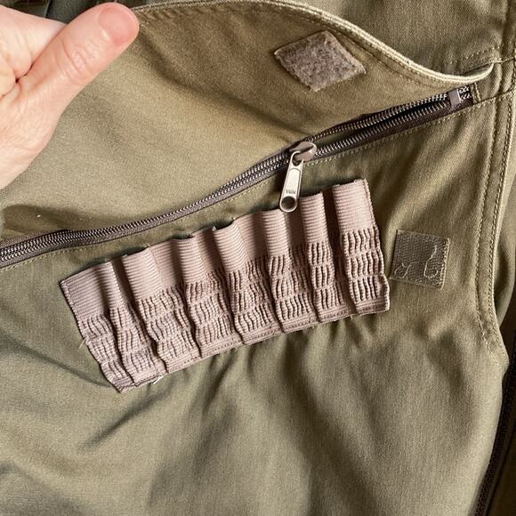 Vintage Columbia Canvas Hunting Jacket w/ zip out liner 90s y2k Ammo holders - Picture 6 of 13